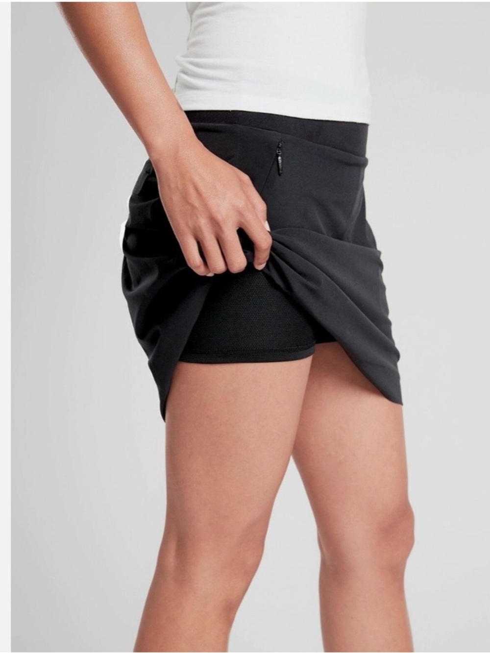 NWOT Athleta Soho Skort Black SZ 8 - Picture 5 of 12
